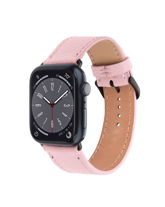 Ремінець для Apple Watch із телячої шкіри флотар в рожевому кольорі