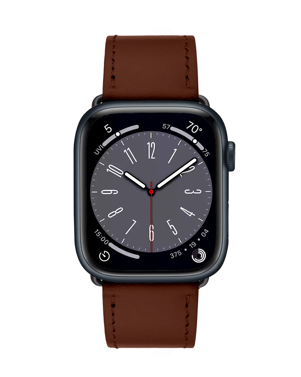 Apple Watch leather strap in red