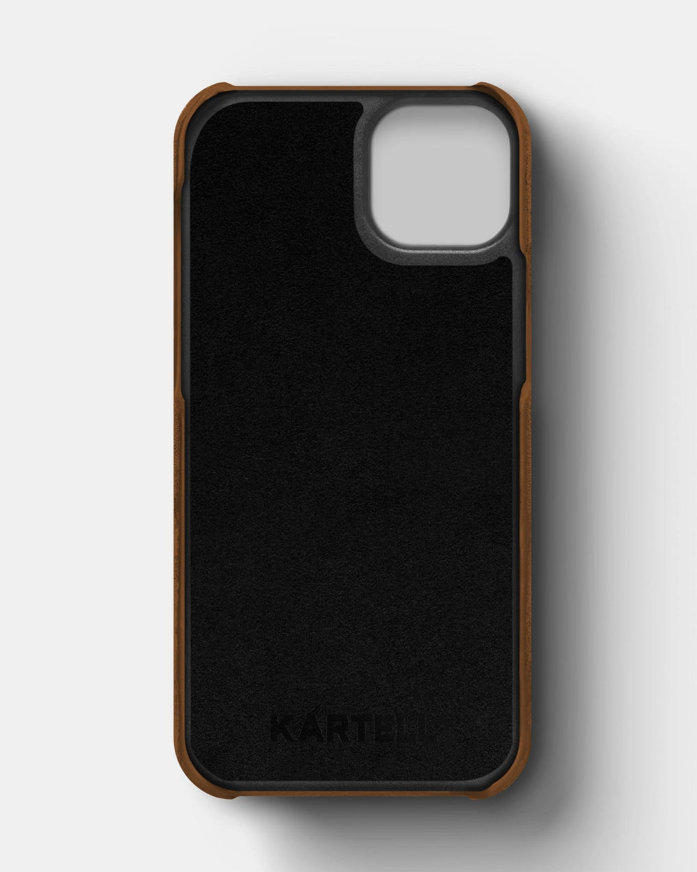 Red Alcantara Case for iPhone 15 Plus