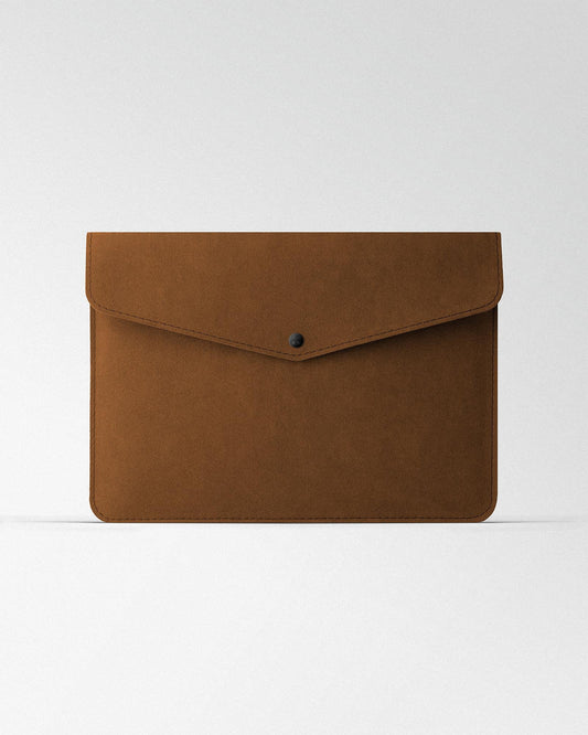 Чохол Envelope з рудої алькантари для MacBook