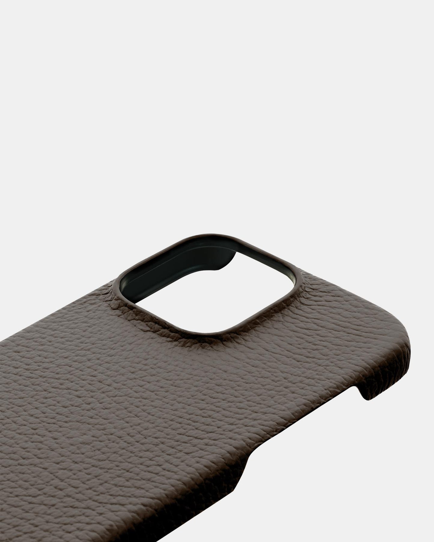Світло-коричневий шкіряний чохол для iPhone 16 Pro Max
