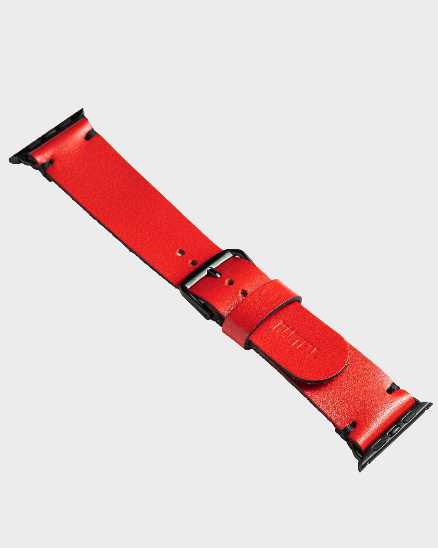 Ремінець для Apple Watch із телячої шкіри в червоному кольорі