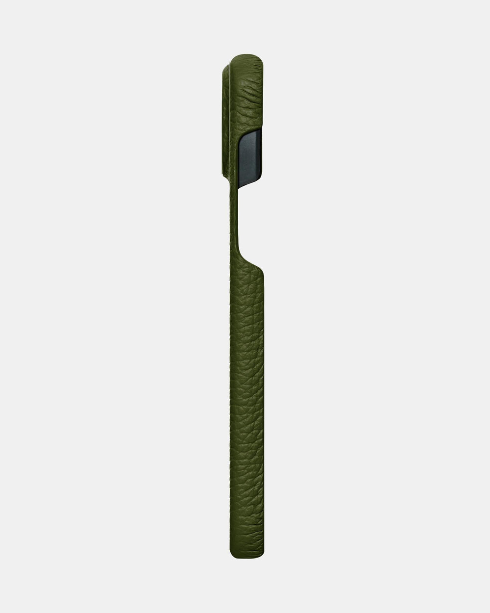 Оливковий шкіряний обтягнутий чохол для iPhone 14