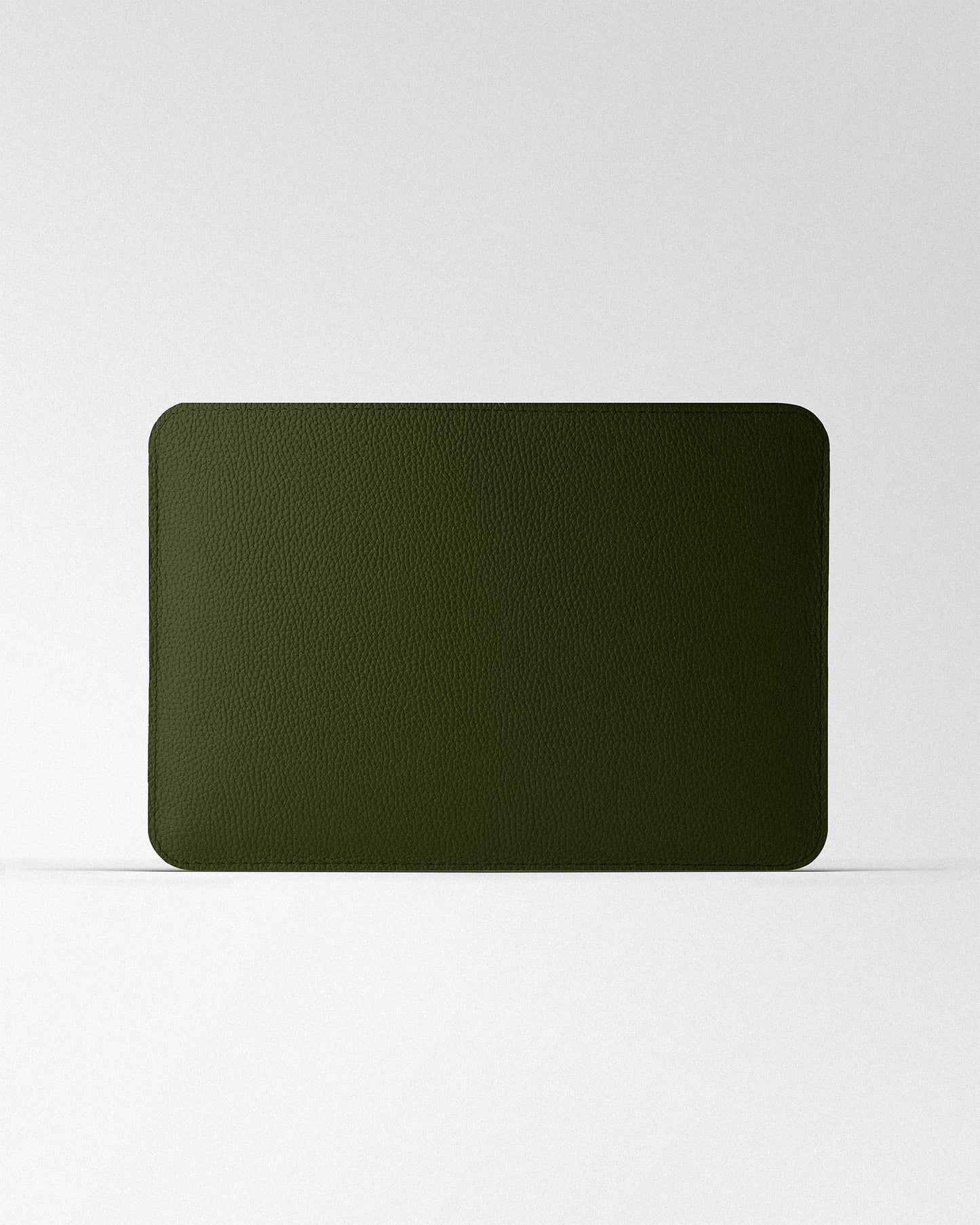 Чохол Minimalist із темно-зеленої шкіри для MacBook