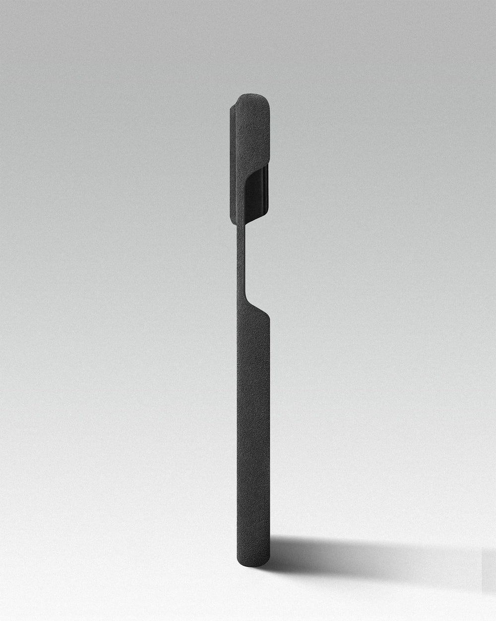 Gray alcantara case for iPhone 16