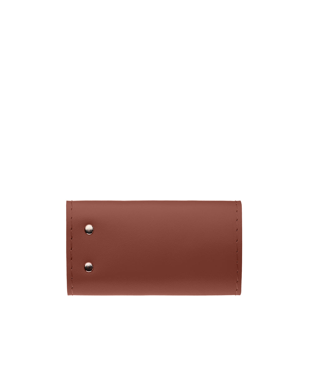 Key holder made of reddish smooth calf leather
