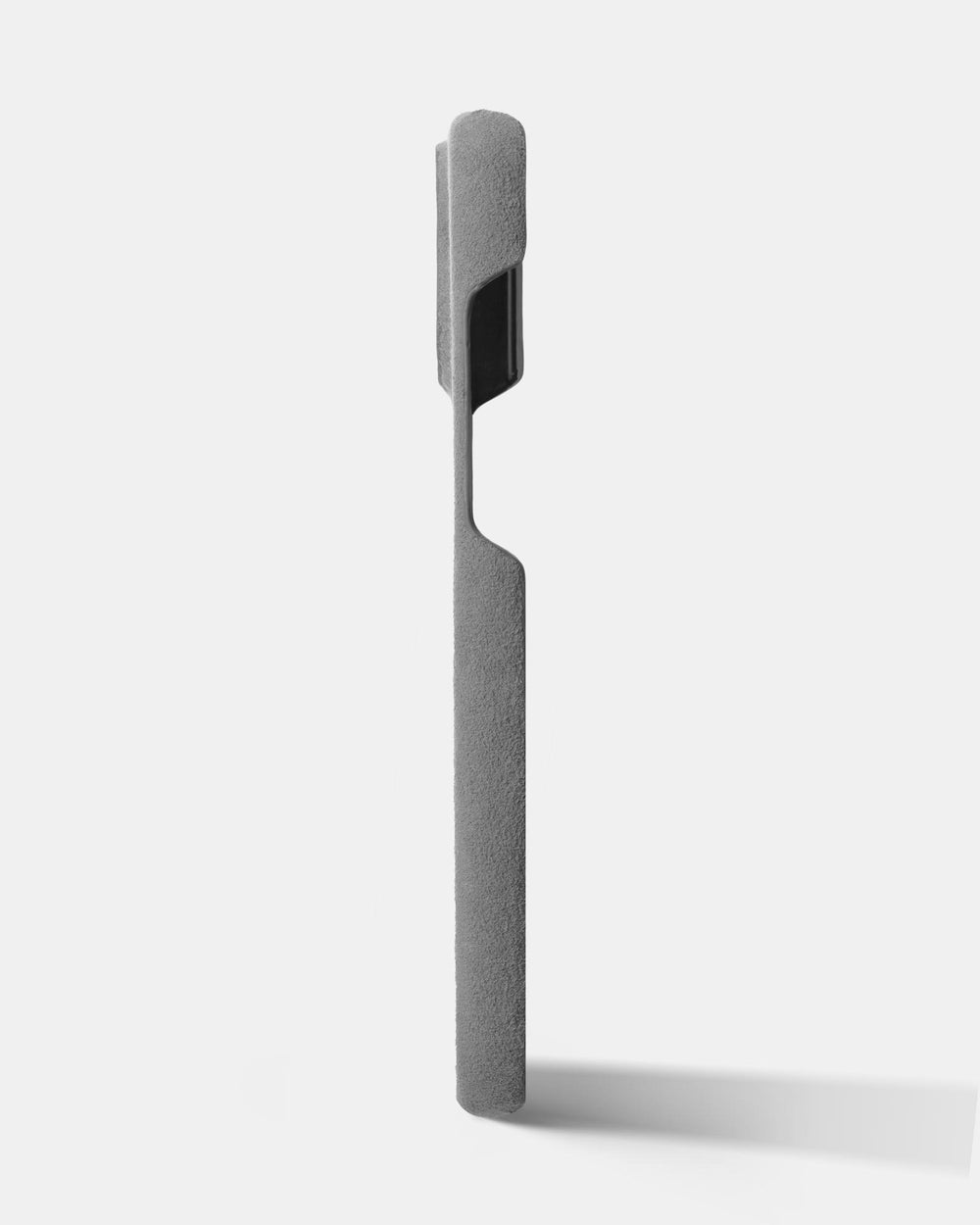 Light gray alcantara case for iPhone 14 Pro Max