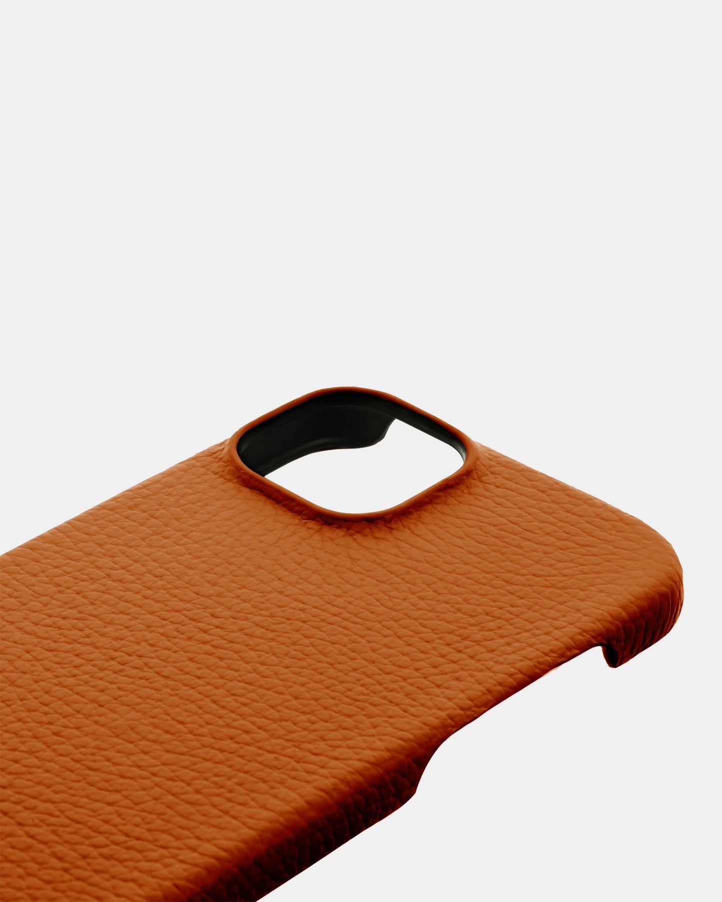 Помаранчевий шкіряний чохол для iPhone 13 Mini
