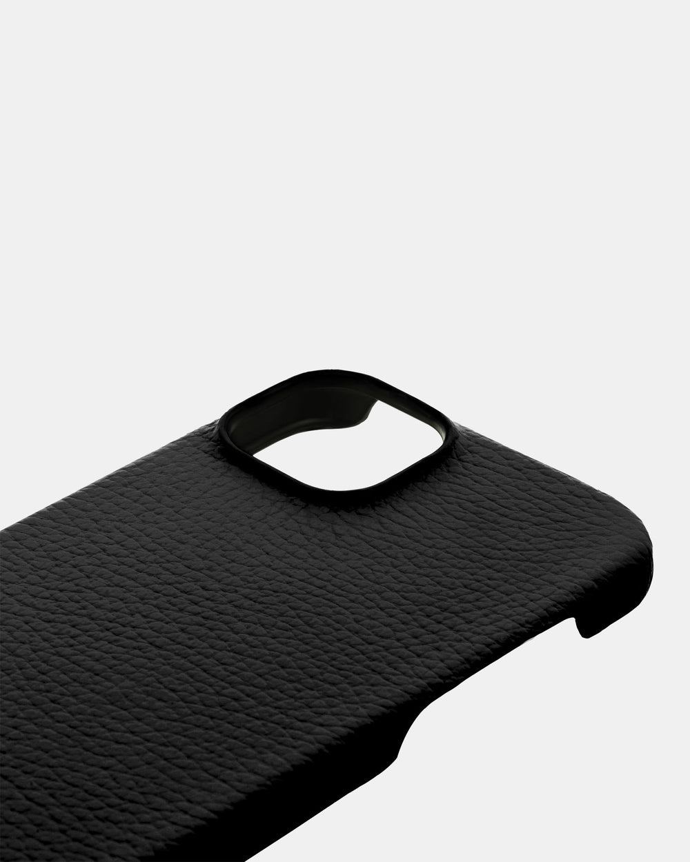 Black leather case for iPhone 14 Plus