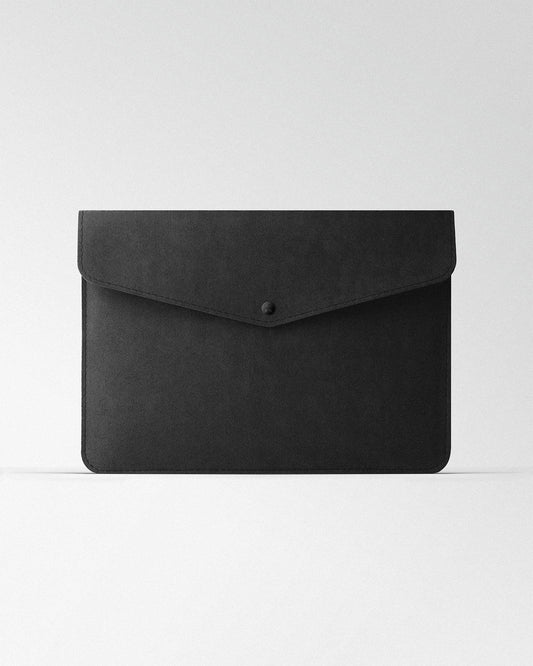 Чохол Envelope з чорної алькантари для MacBook
