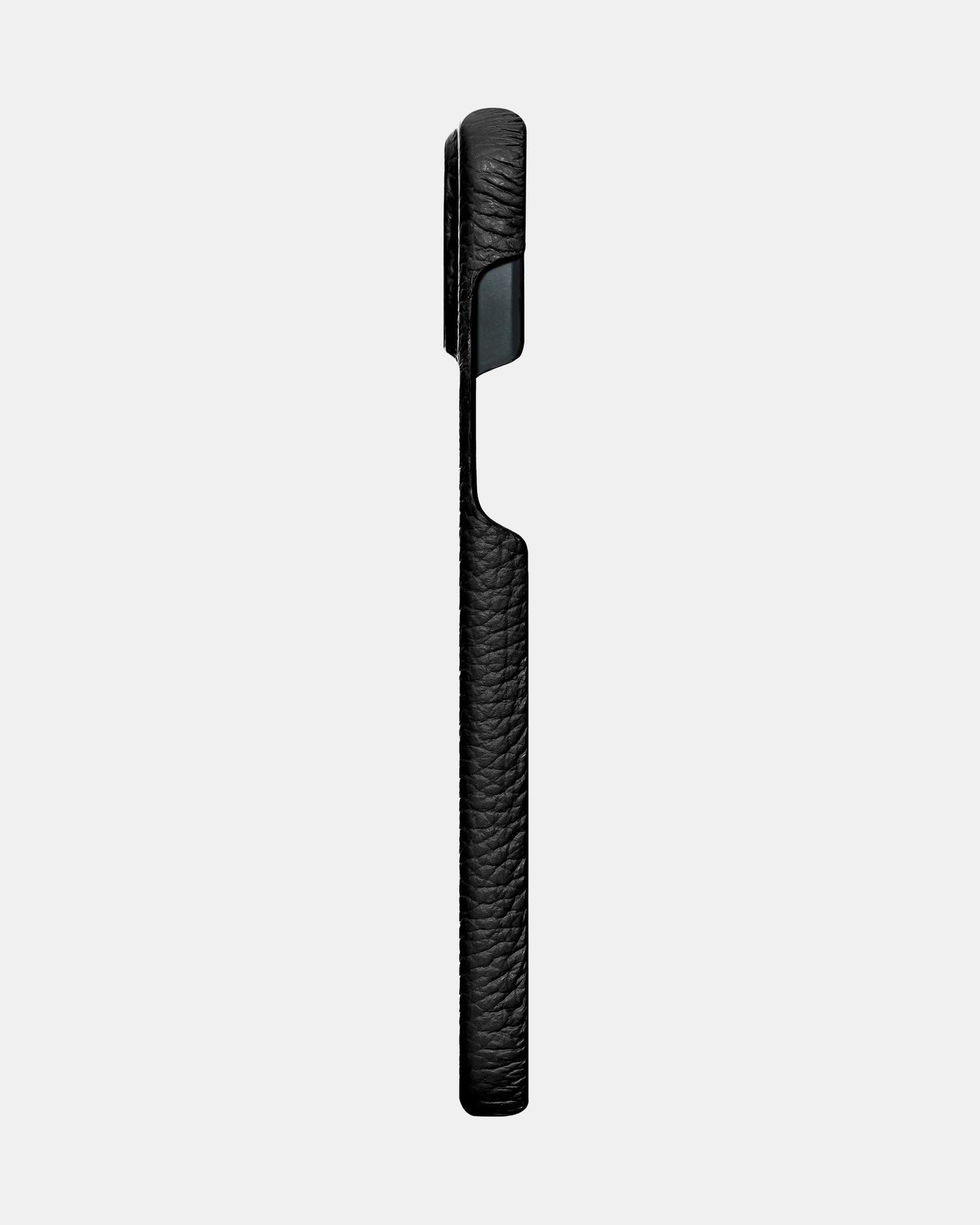 Чорний шкіряний чохол для iPhone 14 Plus
