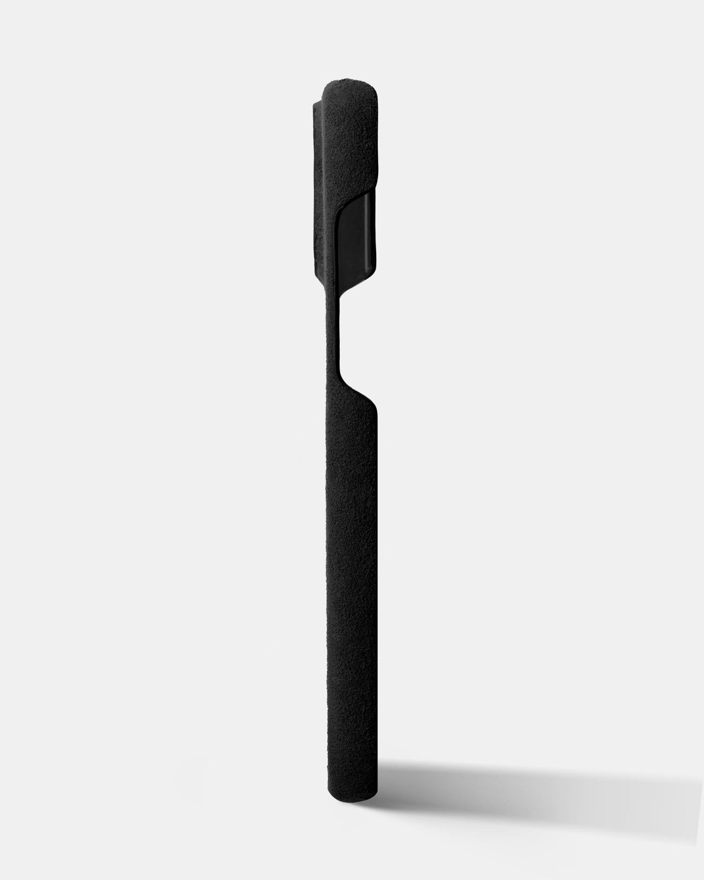Чорний чохол з алькантари для iPhone 13 Pro Max