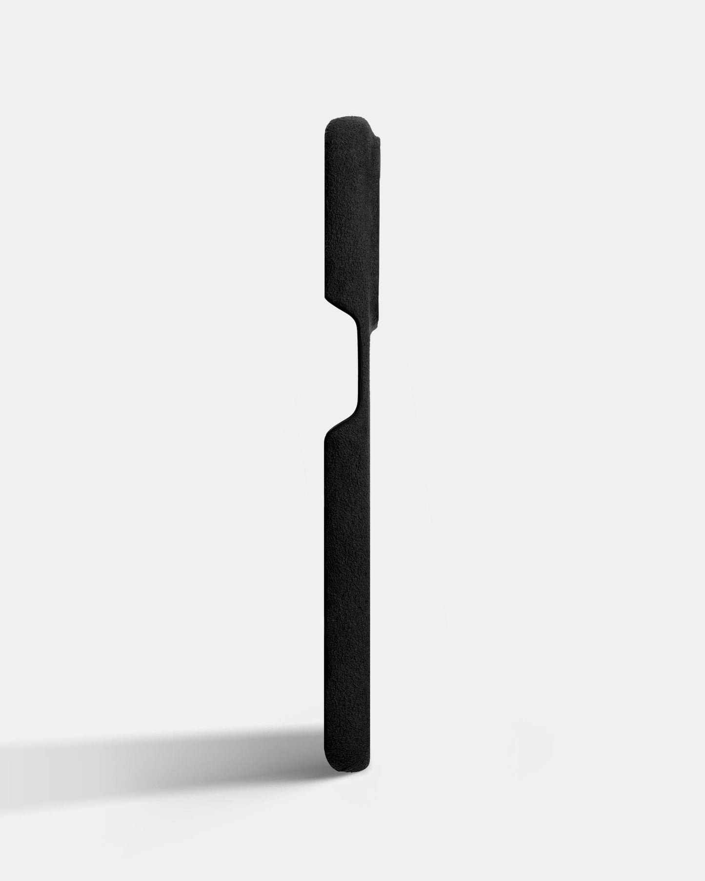 Чорний чохол з алькантари для iPhone 15 Pro