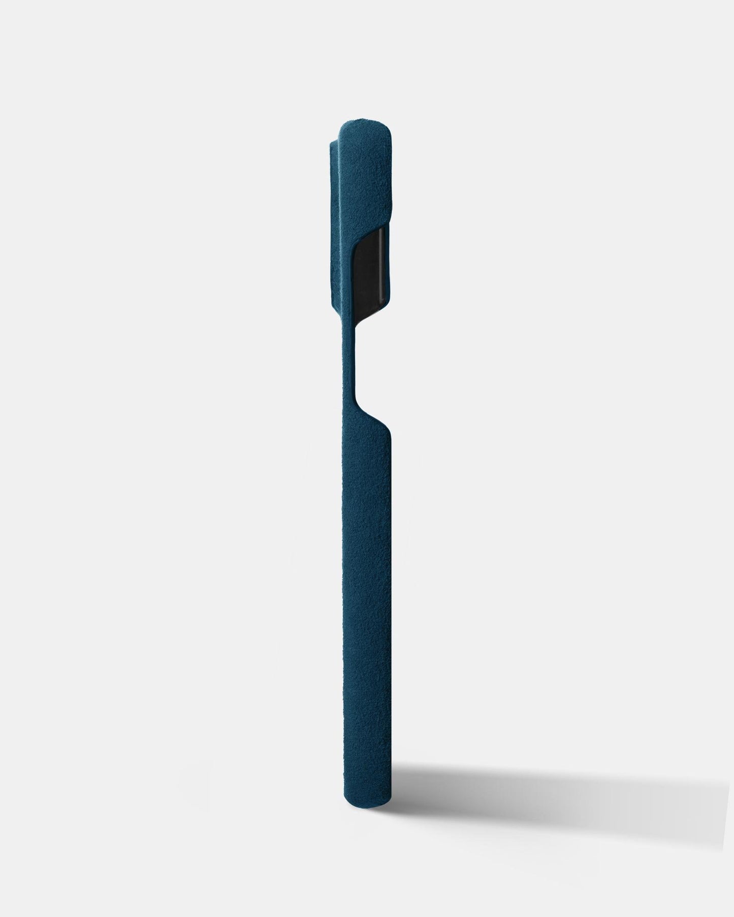 Синій чохол з алькантари для iPhone 13 Mini