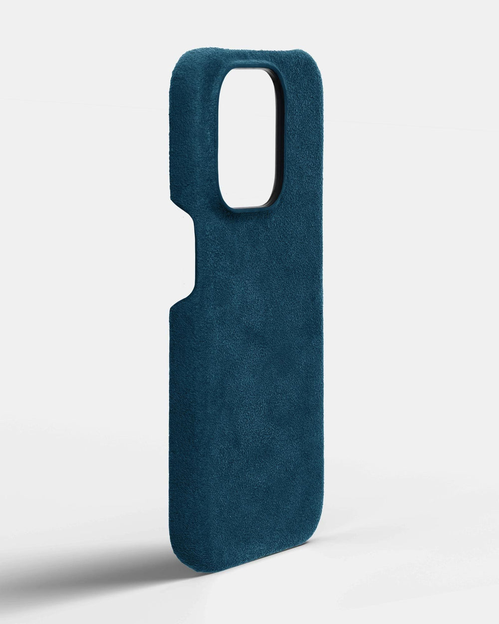 Blue alcantara case for iPhone 14 Pro Max