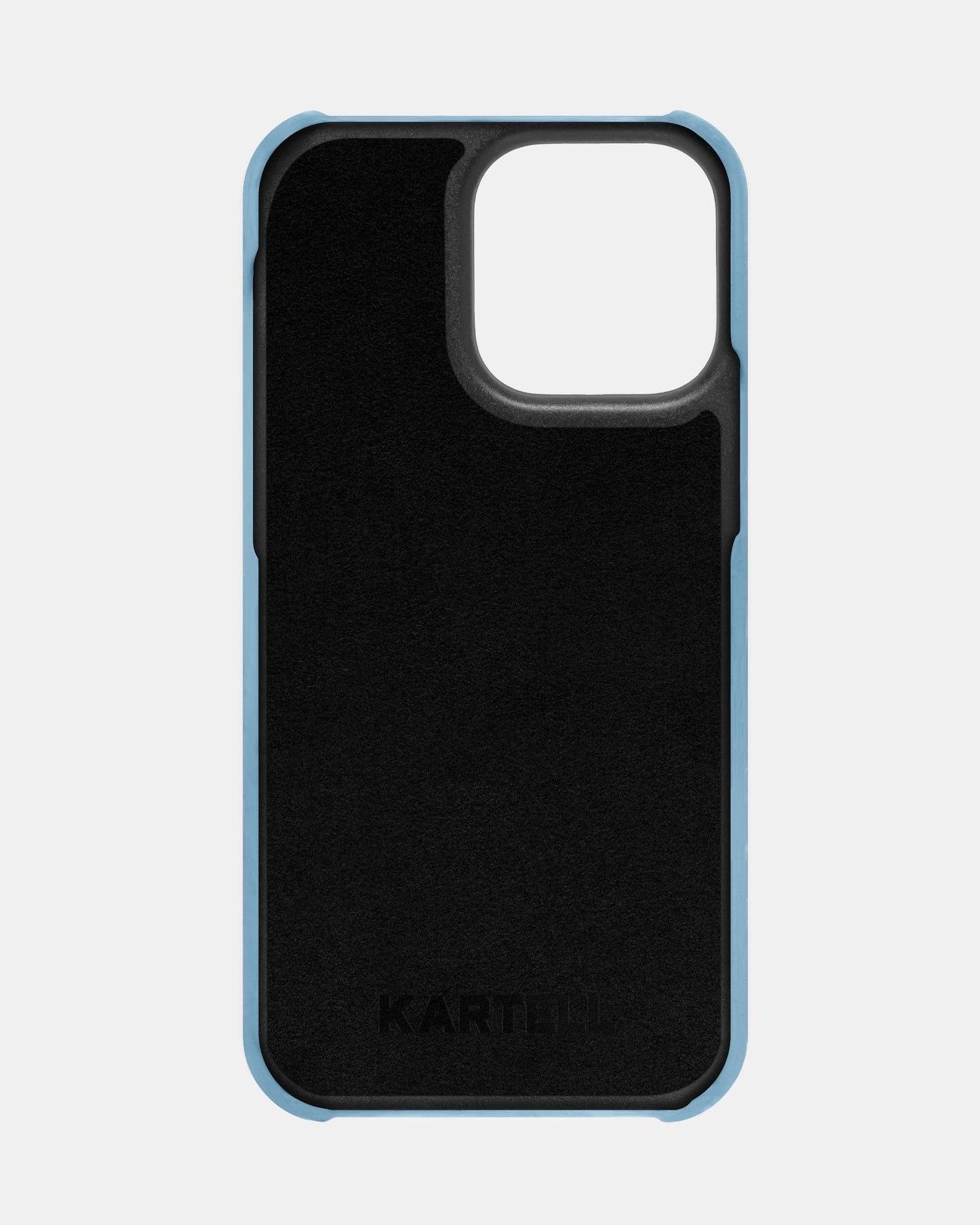 Блакитний шкіряний чохол для iPhone 13 Pro Max