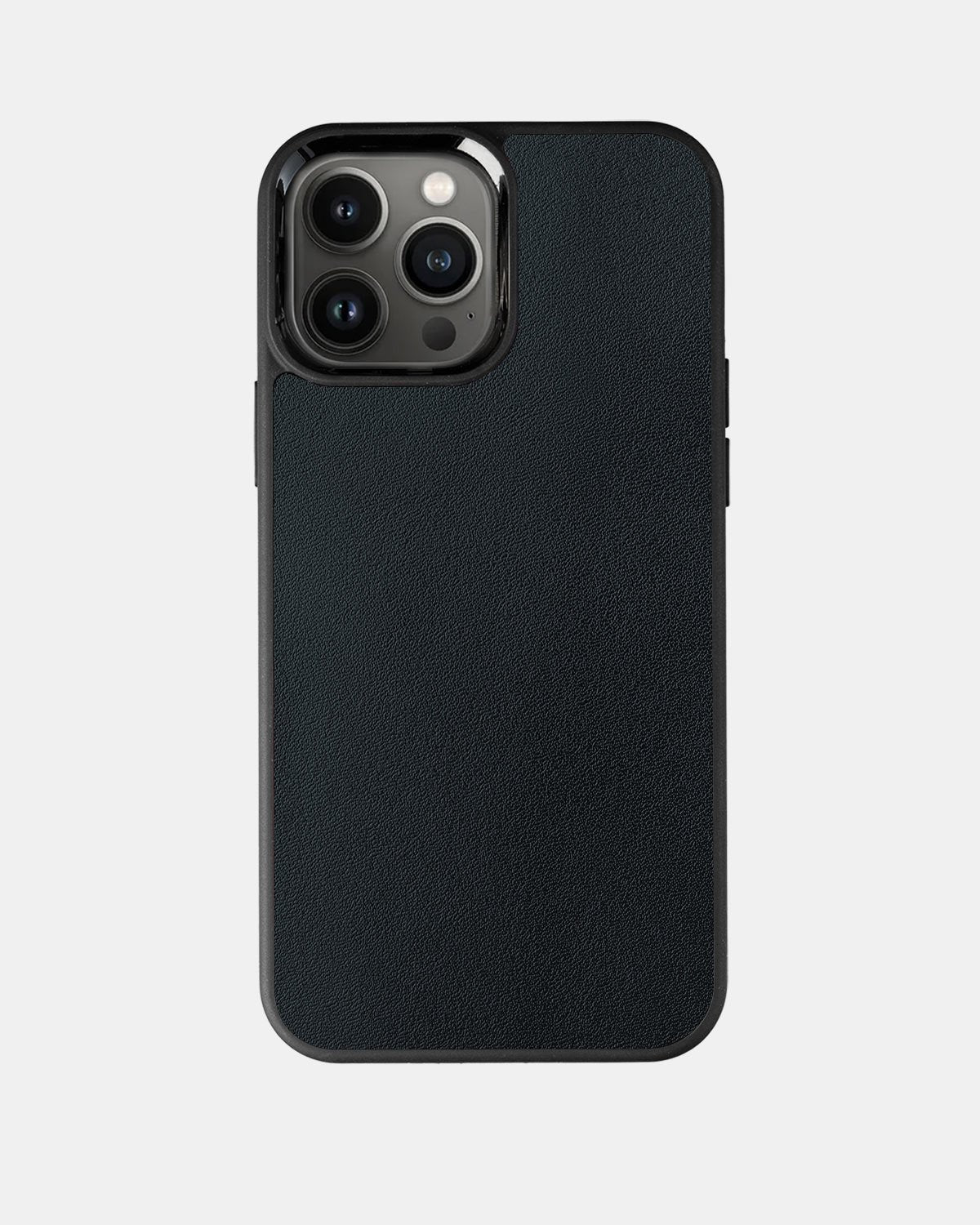 Чохол із темно-синьої телячої шкіри для iPhone 13 Pro Max