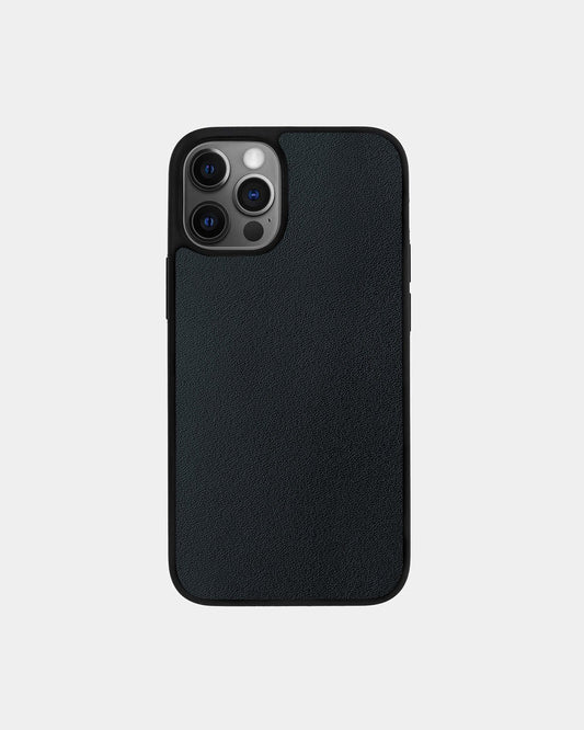 Чохол із темно-синьої телячої шкіри для iPhone 12 Pro
