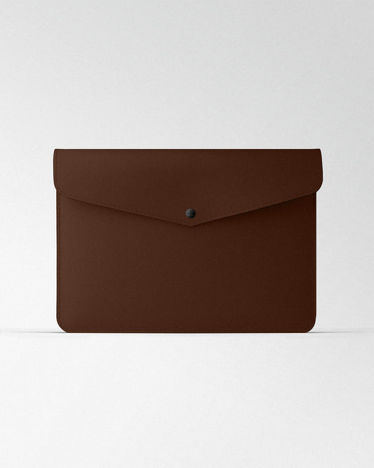Чохол Envelope з рудої шкіри для MacBook