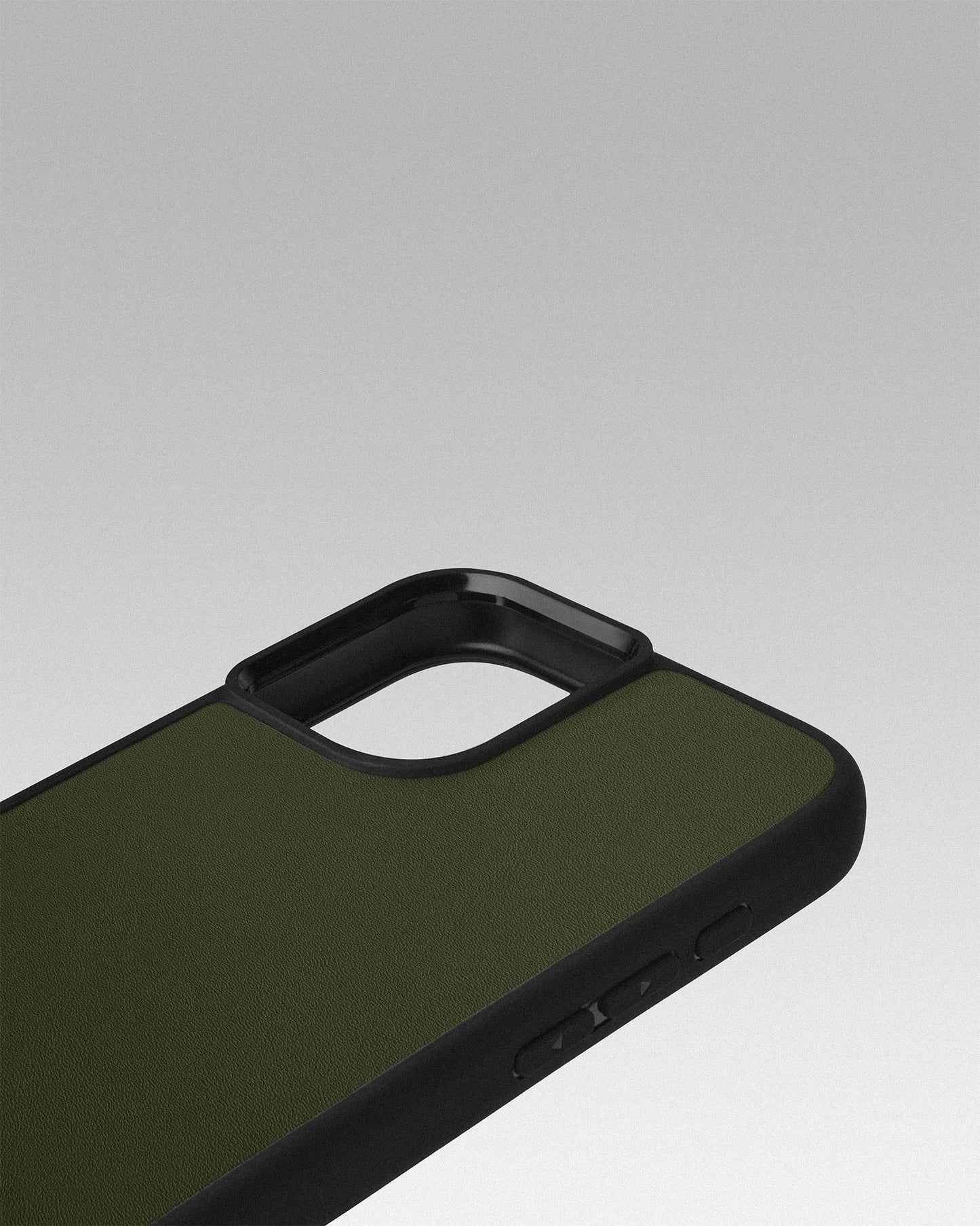 Чохол для iPhone 13 із шкіри купон в зеленому кольорі з тисненням зірка Давида