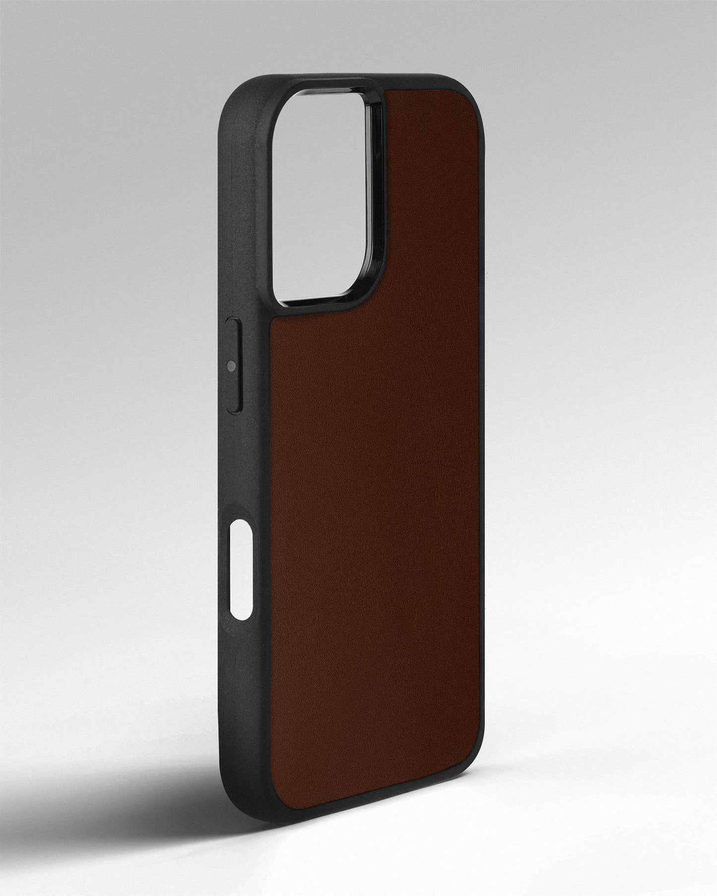 Чохол для iPhone 13 Mini із шкіри купон в рудому кольорі з тисненням хреста