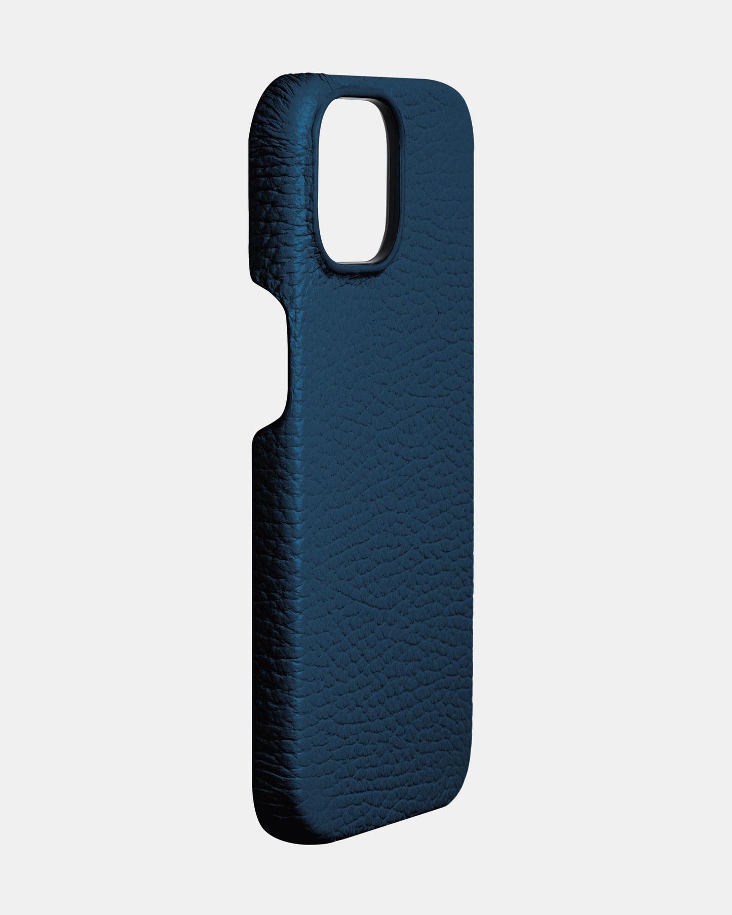 Темно-синій шкіряний чохол для iPhone 13 Mini