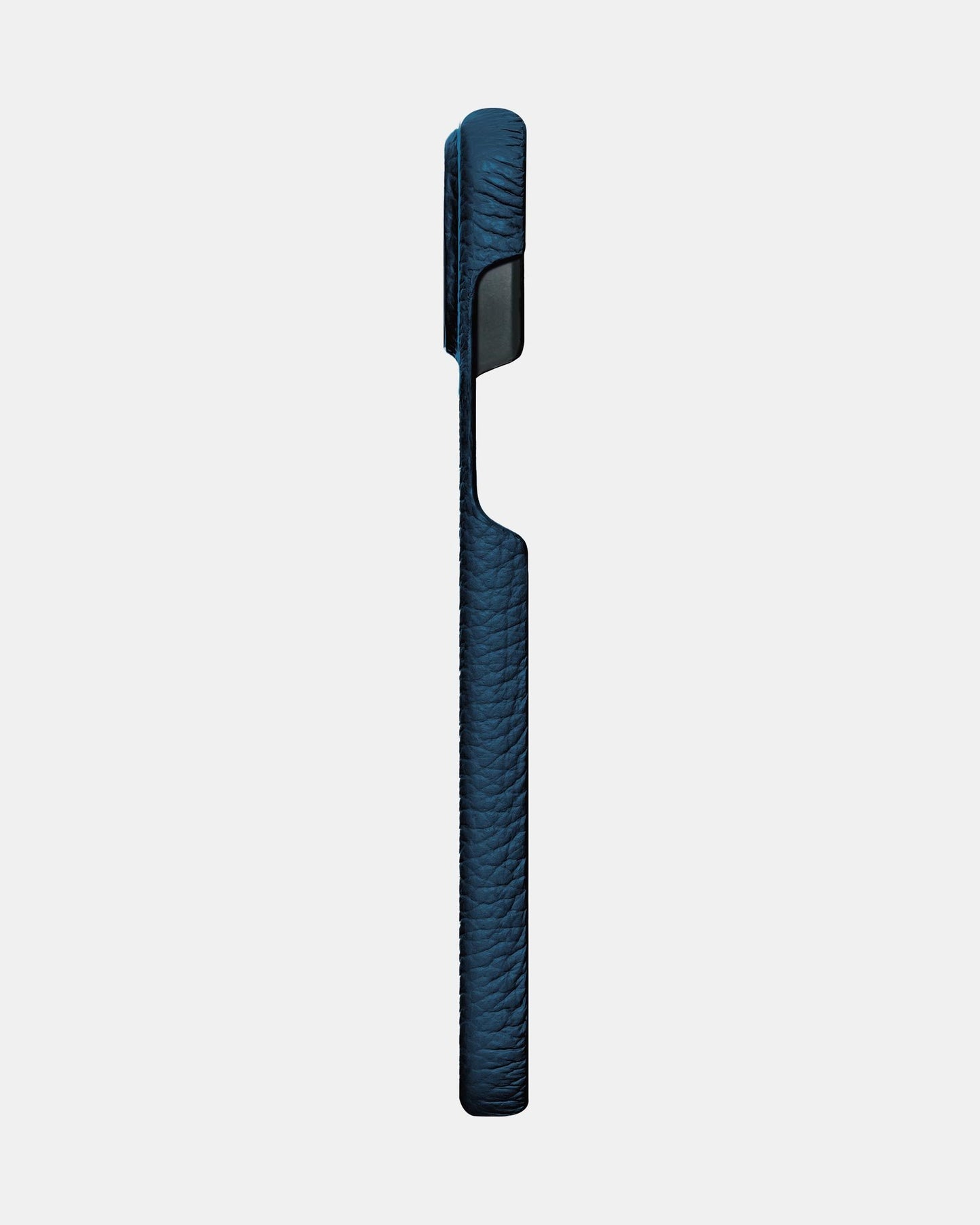 Темно-синій шкіряний чохол для iPhone 16 Pro Max