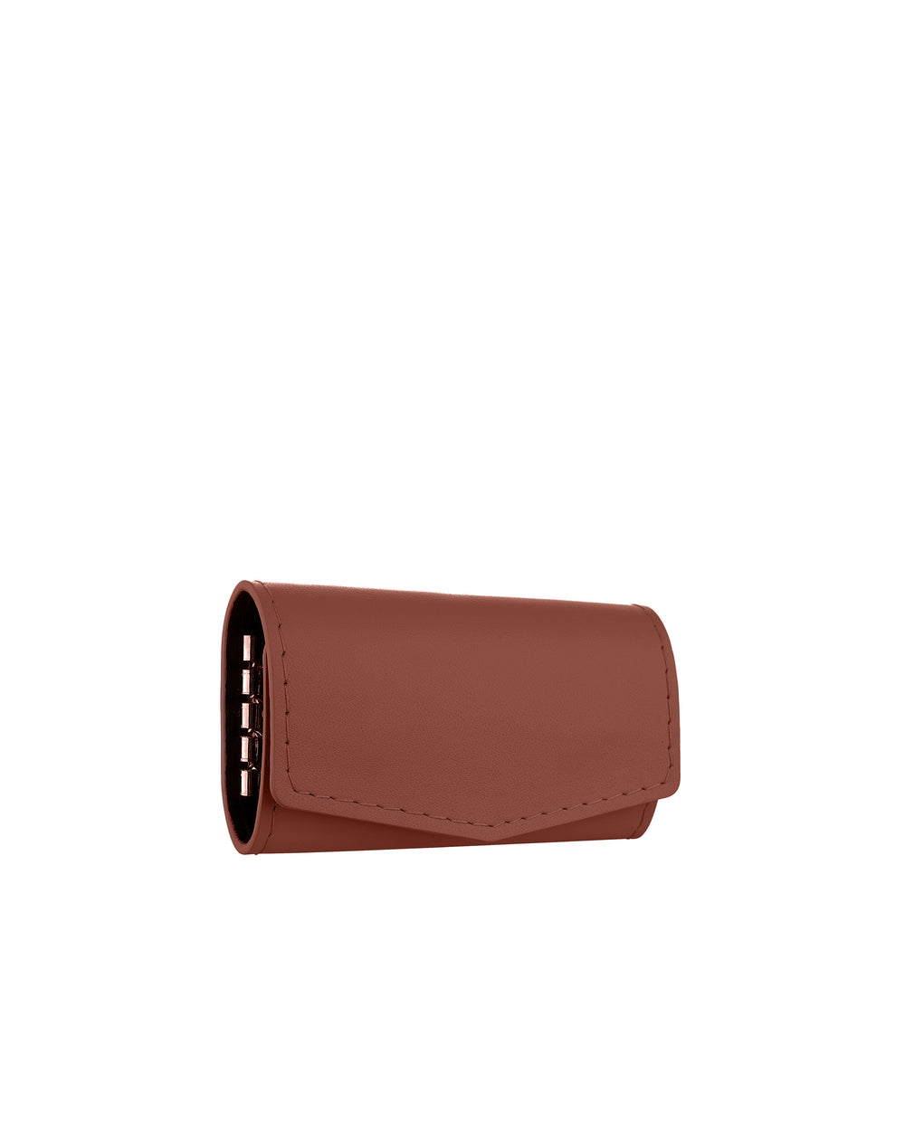 Key holder made of reddish smooth calf leather