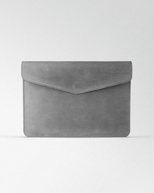 Чохол Magnetic Envelope із сірого крейзі хорс для MacBook