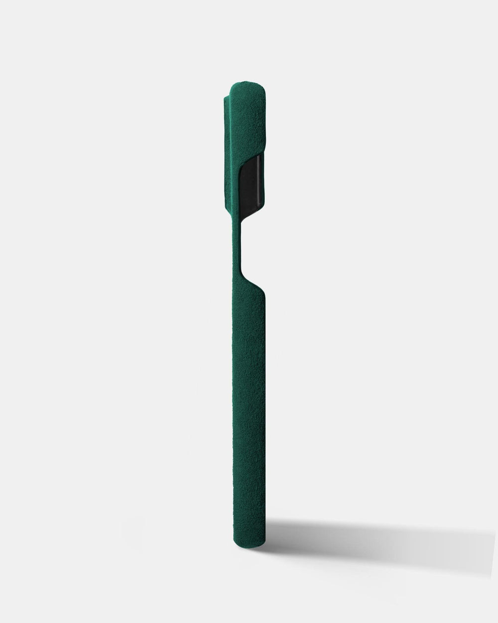 Green alcantara case for iPhone 14 Pro