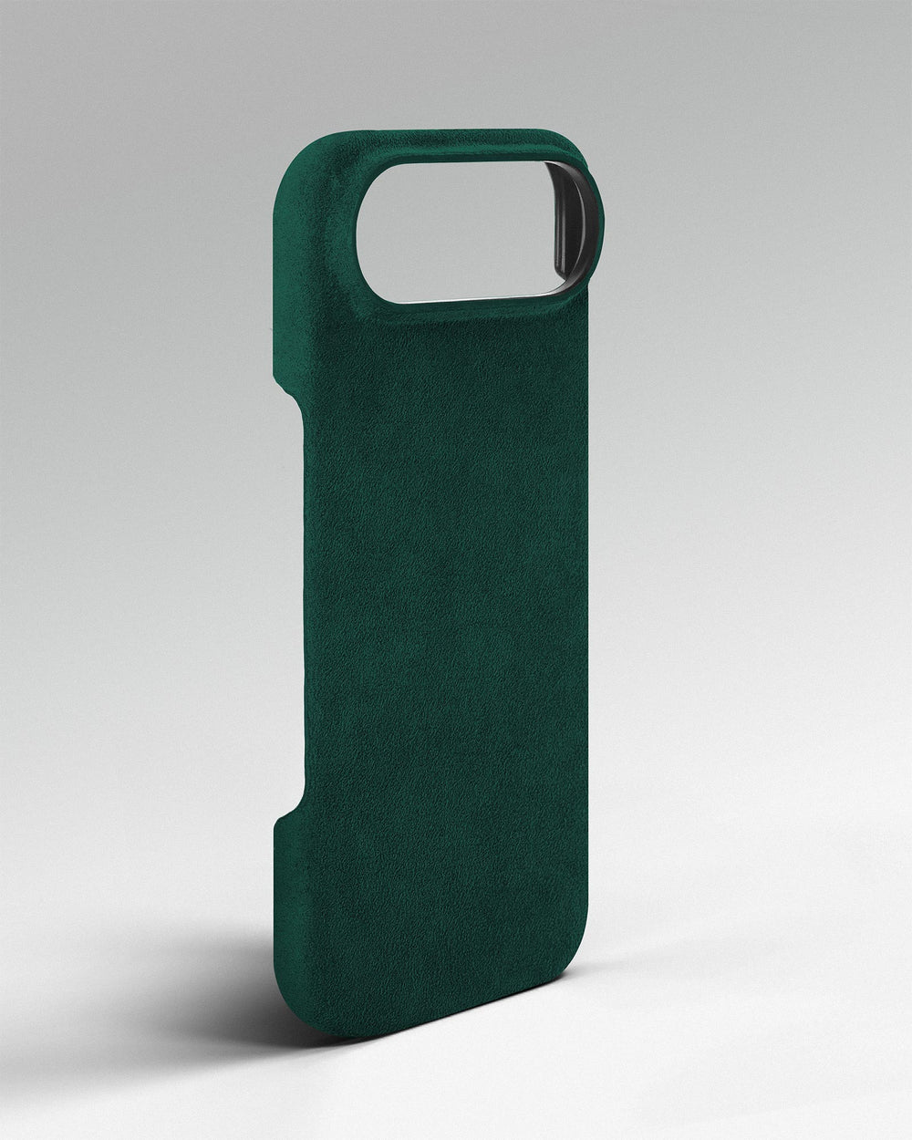 Green Alcantara case for iPhone 17 Air