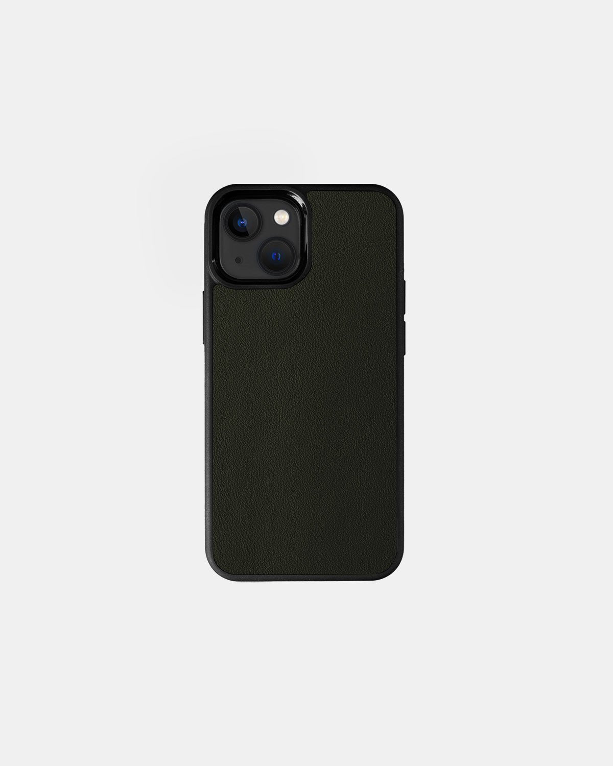 Чохол із зеленої телячої шкіри  для iPhone 13 Mini