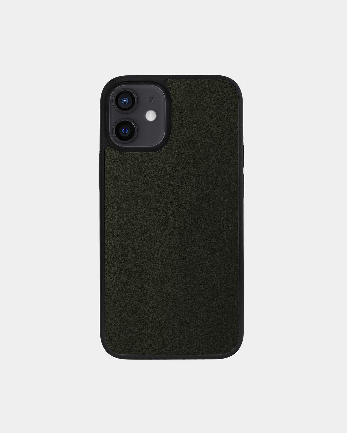 Чохол із зеленої телячої шкіри  для iPhone 12