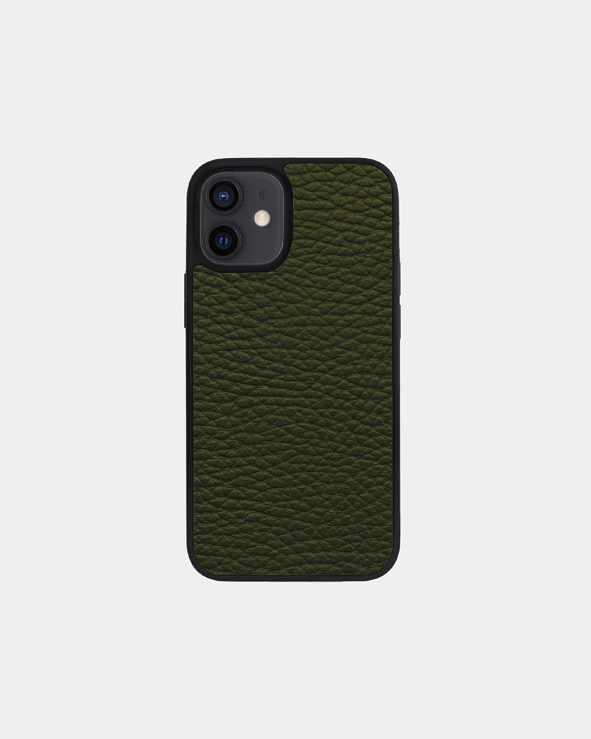 Чохол із зеленої телячої шкіри флотар для iPhone 12 Mini