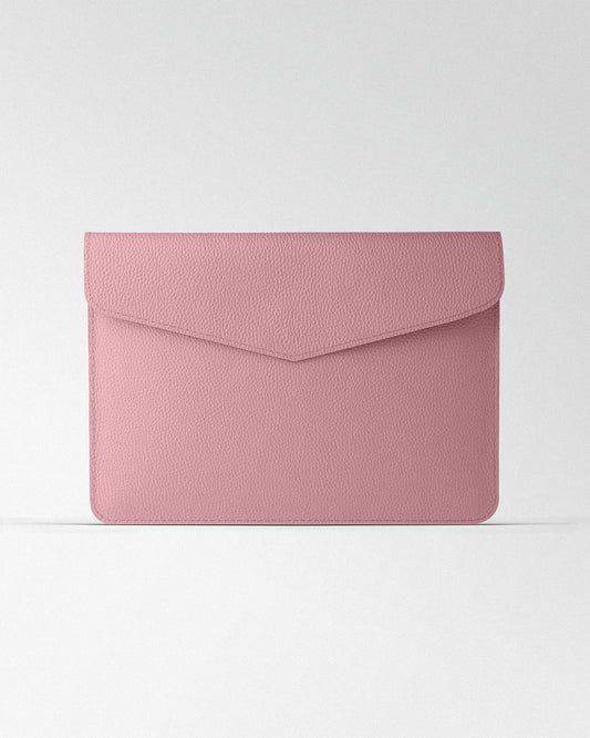 Чохол Magnetic Envelope із рожевої текстурної шкіри для MacBook