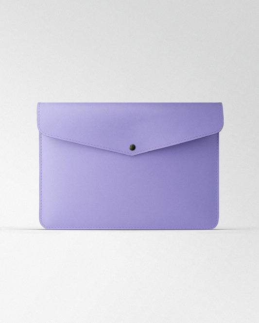 Чохол Envelope з лілової шкіри для MacBook
