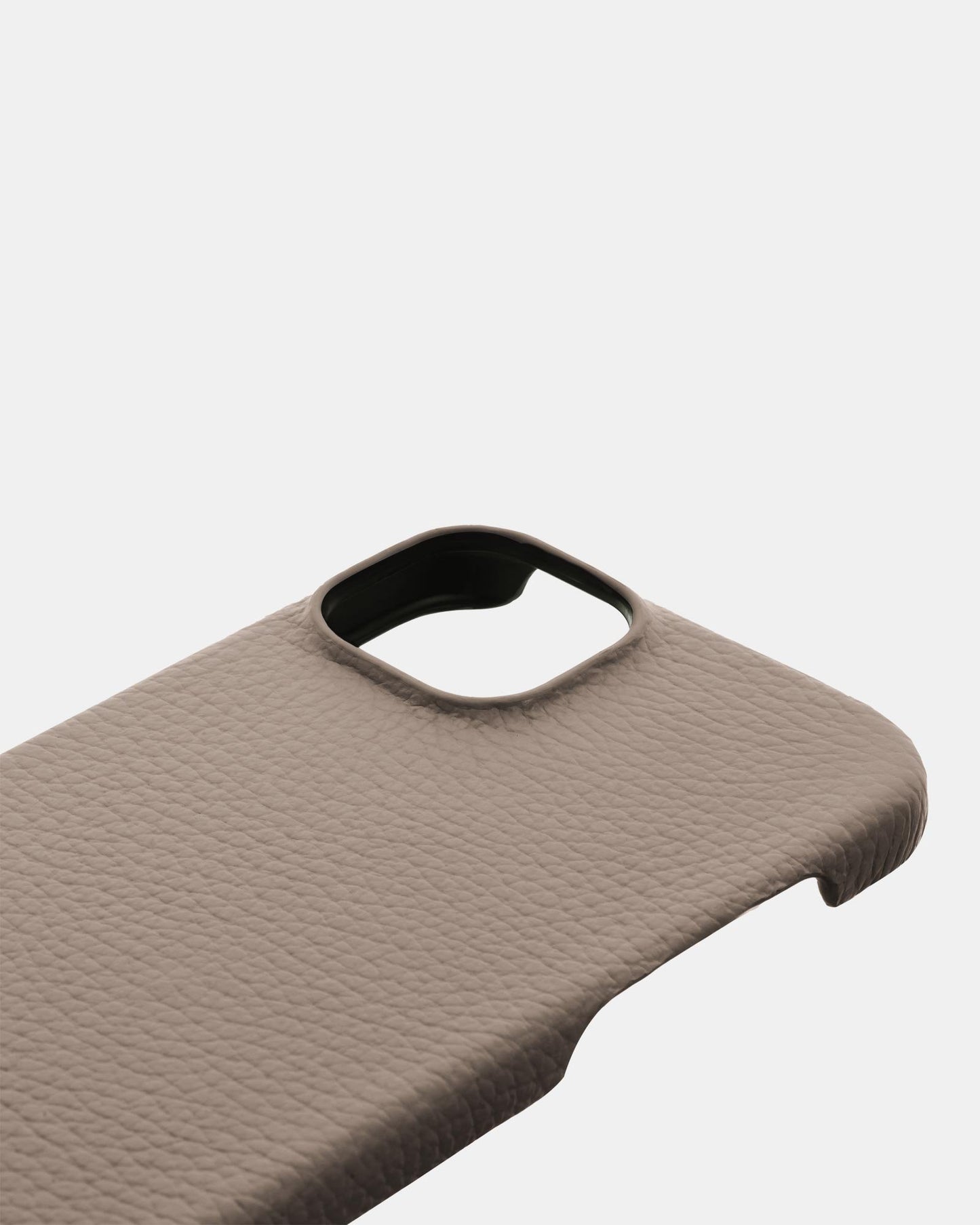 Бежевий шкіряний чохол для iPhone 15