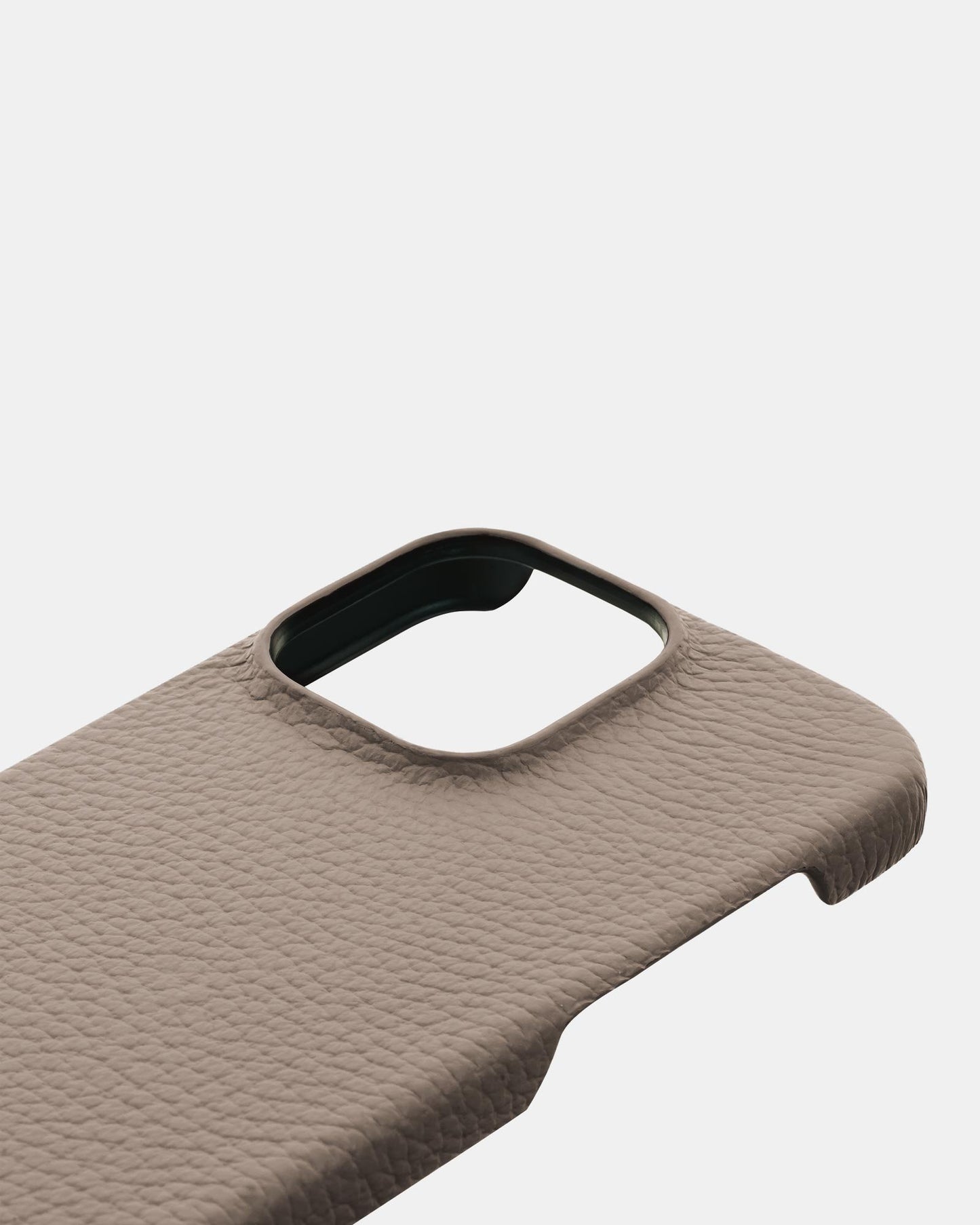 Бежевий шкіряний чохол для iPhone 16 Pro Max