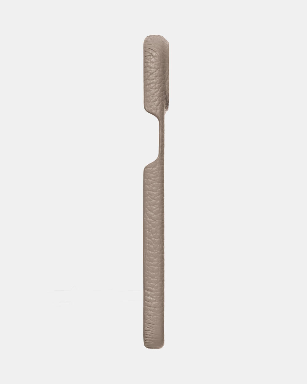 Beige leather case for iPhone 15
